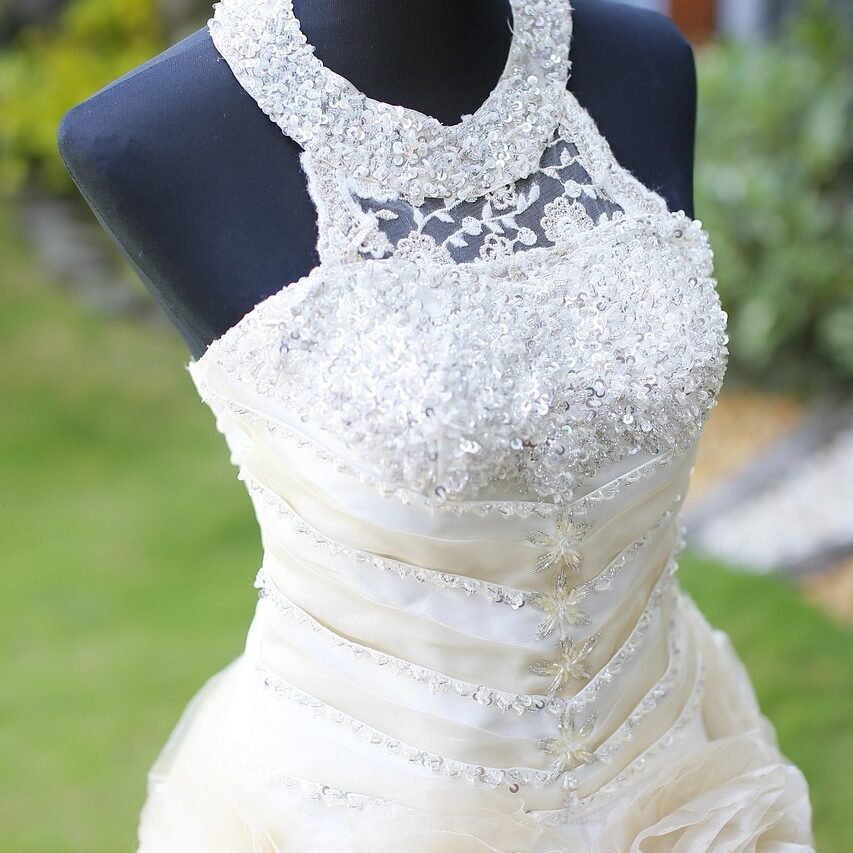 wedding dress, dress, lady dress